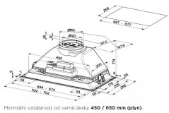 Vestavný odsavač par Faber INKA SMART C LG A70