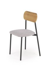 Set moderní jídelní stolek se židlemi NANDO sestava + 2 židle, přírodní, černá