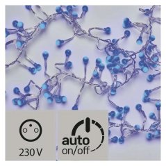 Vánoční osvětlení ZY2031T 288Led XMAS Cluster 2,4 m blue