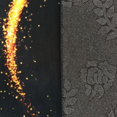 Kusový koberec BLACK AND GOLDN 15, 120 x 180 cm